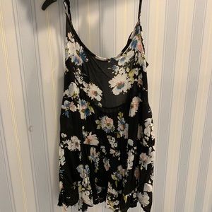 Brandy Melville floral backless dress